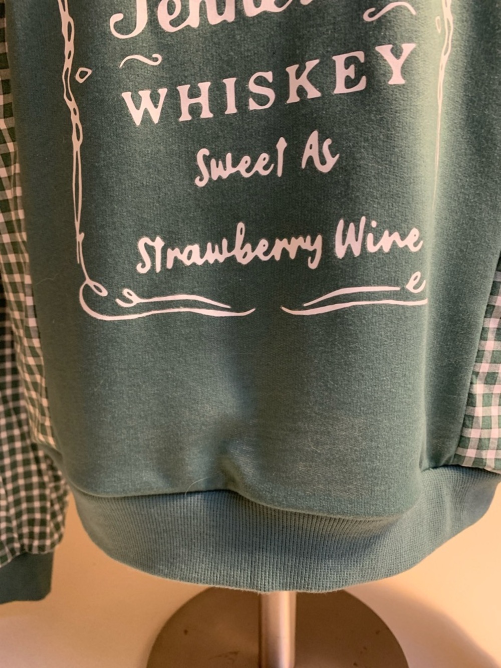 Upcycled  “Smooth As Tennessee Whiskey”Woman’s Shirt - Picture 3 of 8